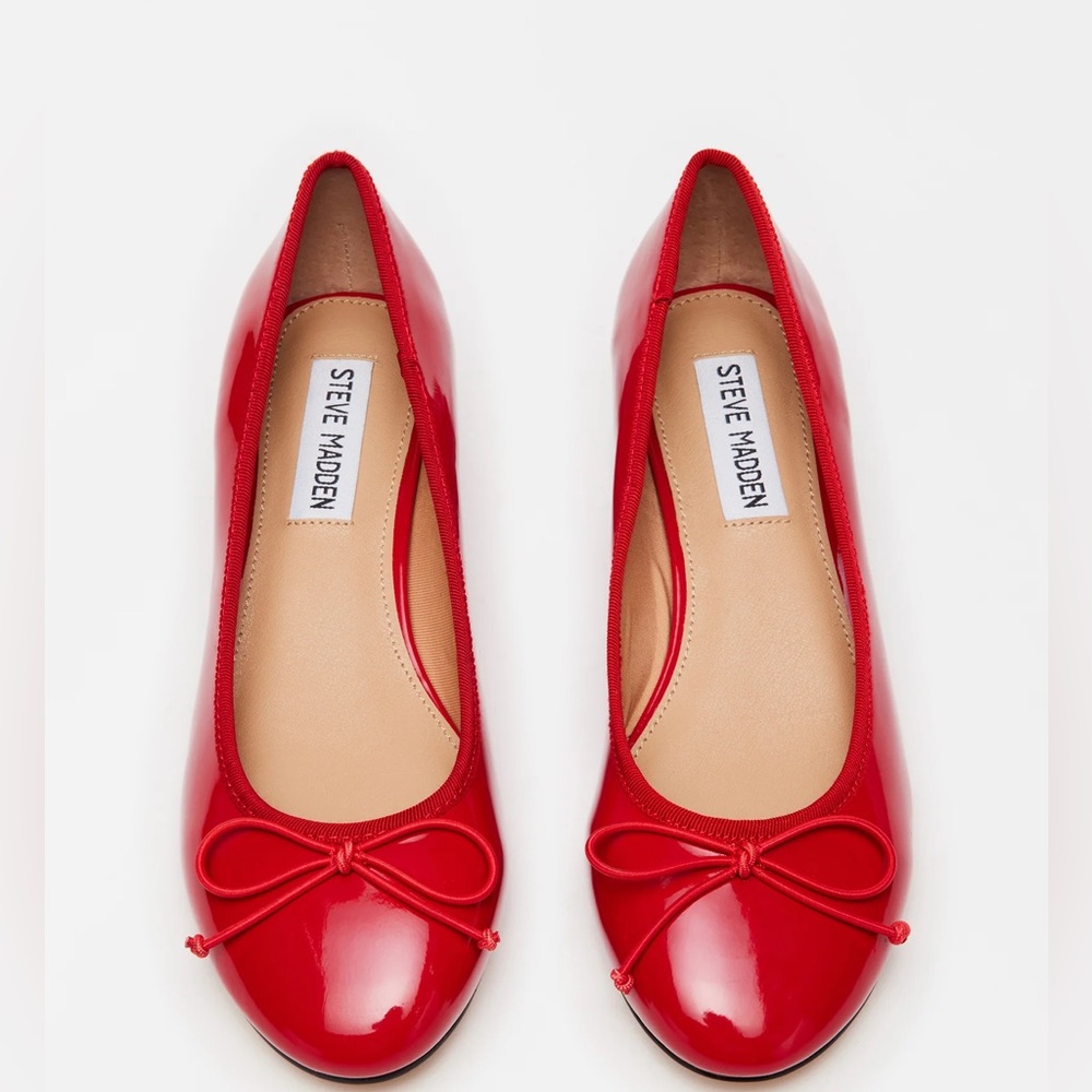Steve Madden CHERISH RED PATENT